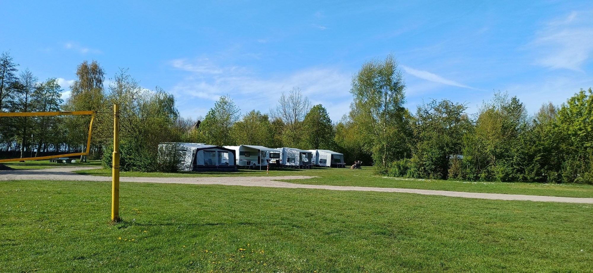 Volleybalnet camping hunze bulten