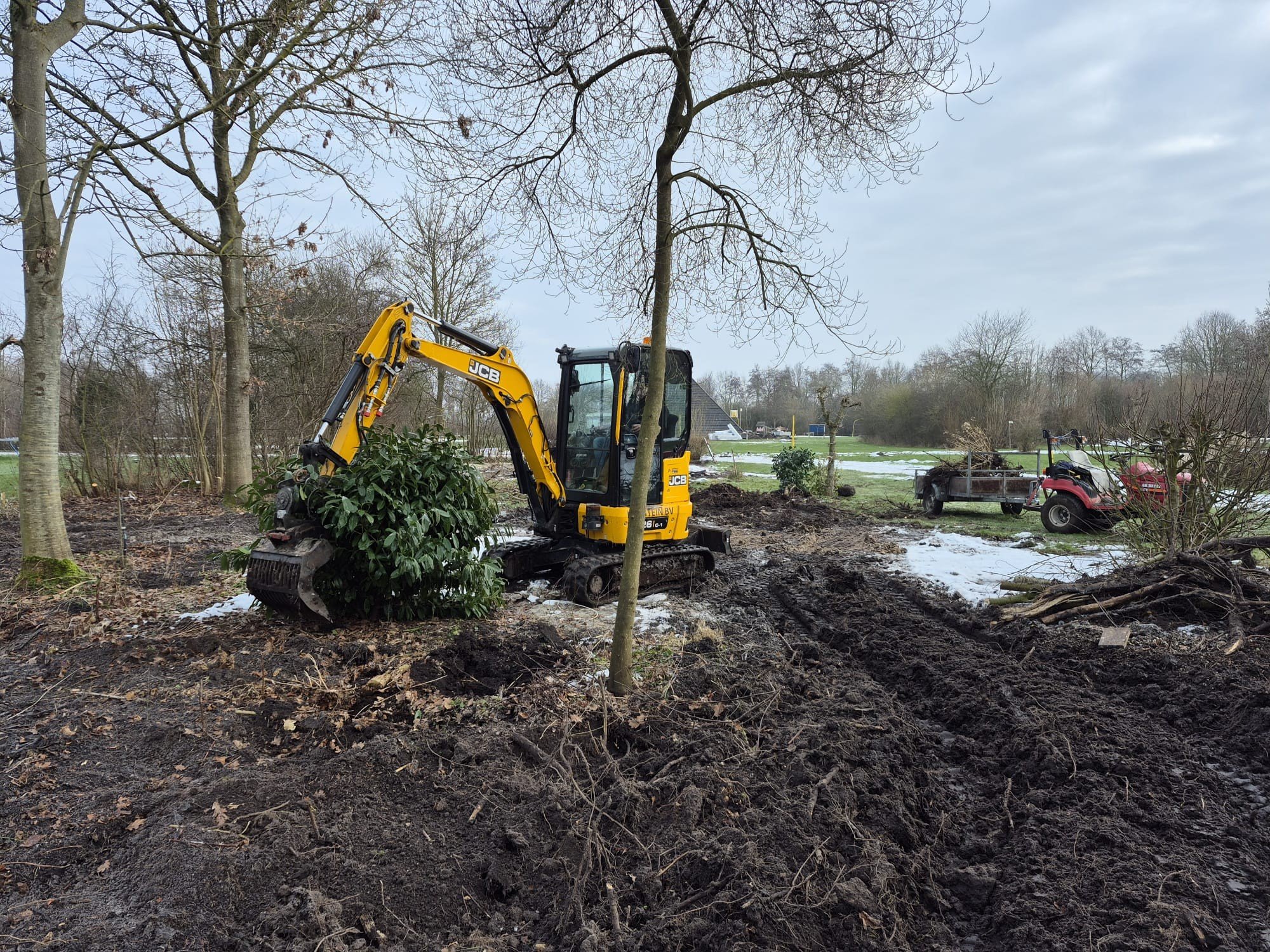 De werkzaamheden zijn in volle gang!